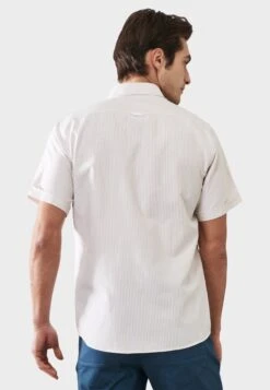 Short Sleeved - Camisa - White Beige -Boss Ventas 492b1a69a6494030942c196dd2da3d4e