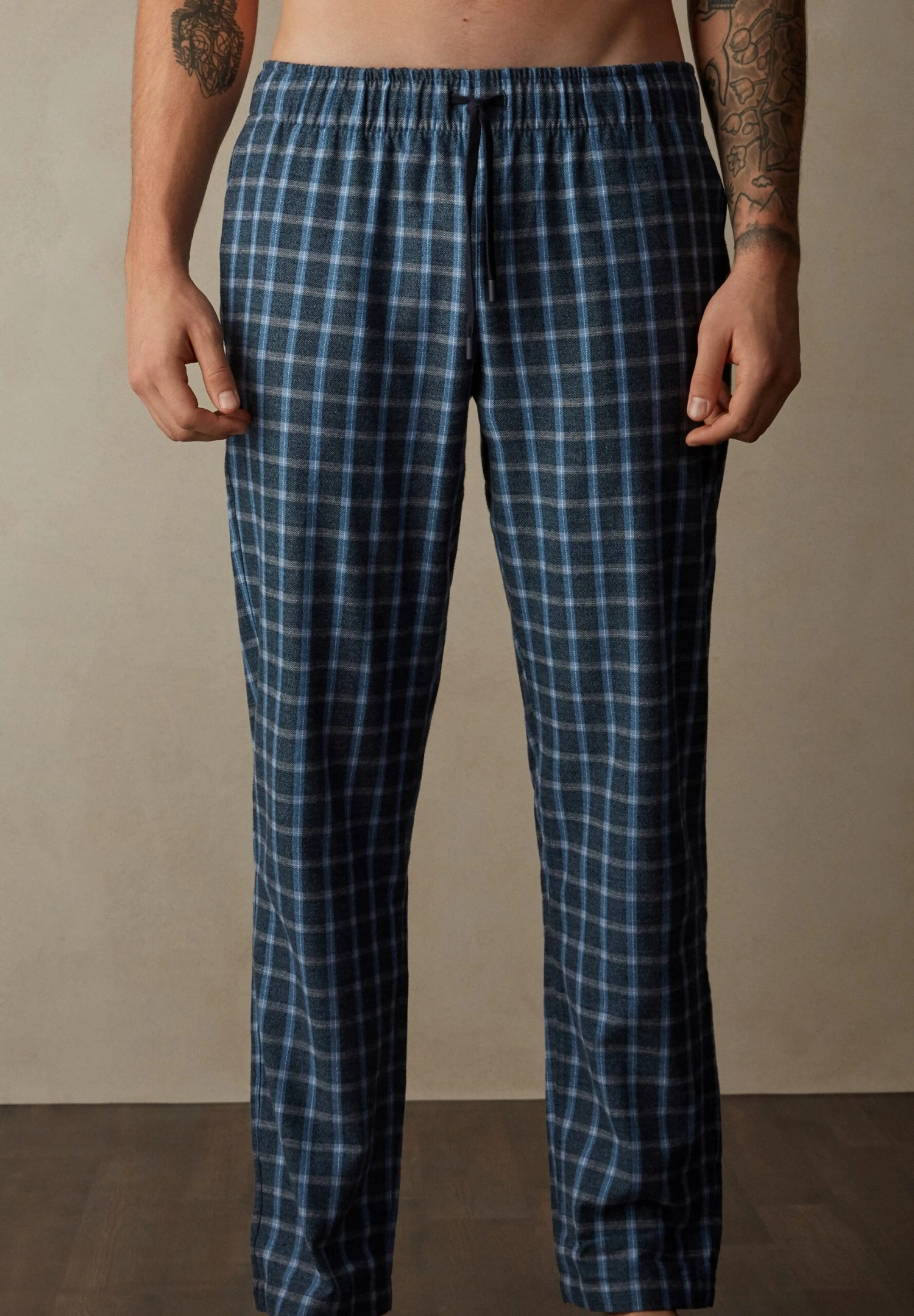 Intimissimi Mit Karomuster - Pantalón De Pijama - Blau Check Mouline 3 Intimissimi Mit Karomuster - Pantalón De Pijama - Blau Check Mouline