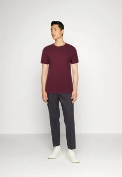 Pier One 5 Pack - Camiseta Básica - Dark Blue/Pink/Off-White