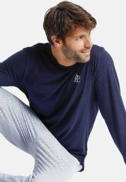 Stripes And Dots Admas - Pijama - Bleu -Boss Ventas 4c3750bd2b0a40869fd3ae85eedace79