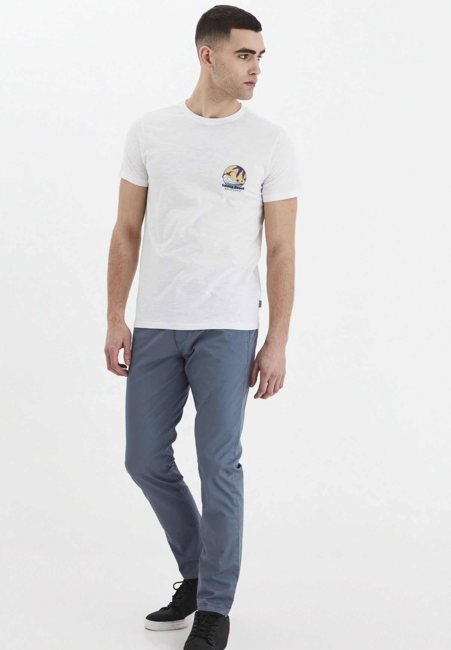 Solid Sdemmo - Camiseta Básica - White 4 Solid Sdemmo - Camiseta Básica - White - Imagen 2