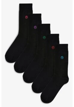 Next 5 Pack N Logo - Calcetines - Black
