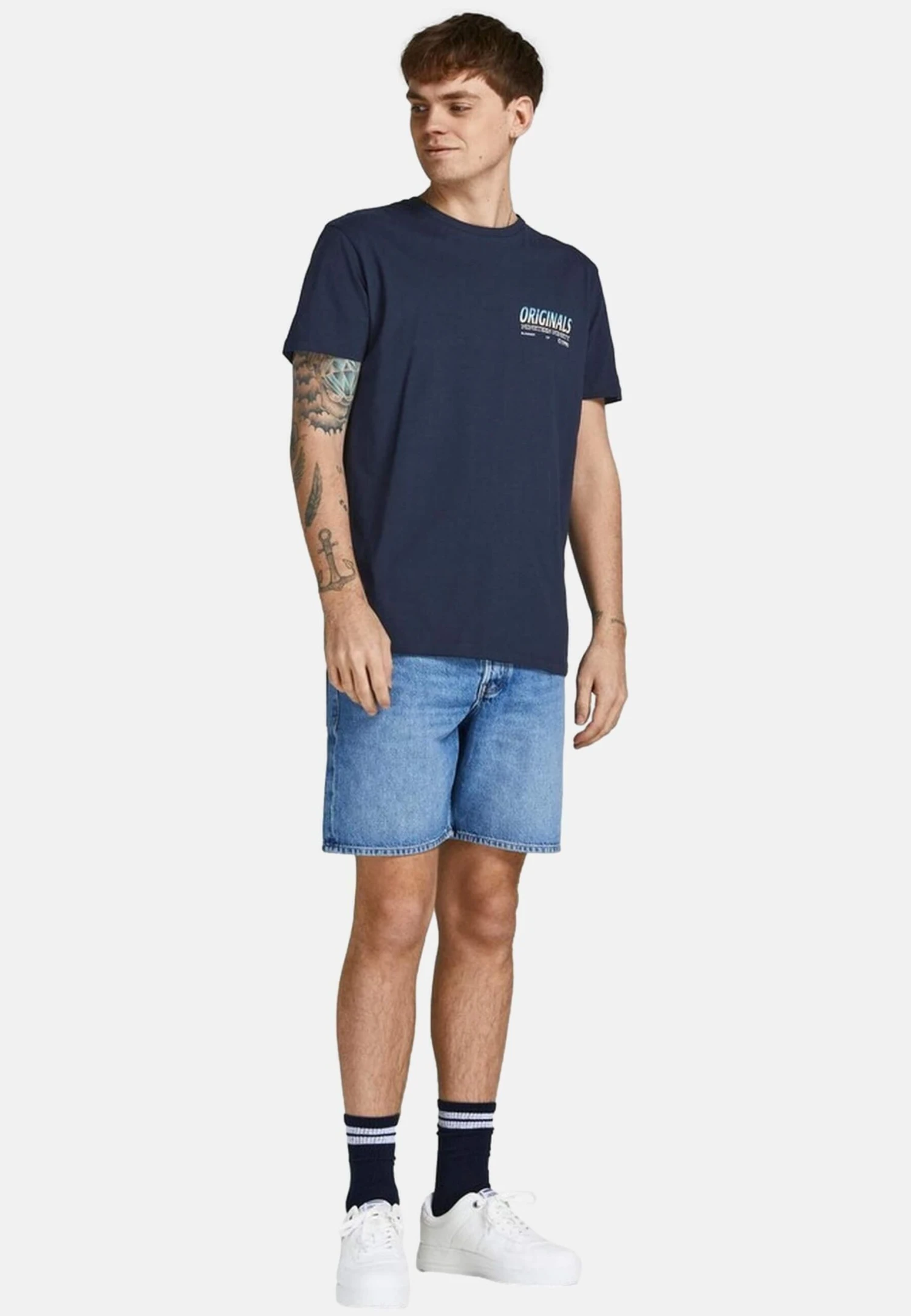 Jack & Jones Camiseta Estampada - Azul 4 Jack & Jones Camiseta Estampada - Azul - Imagen 2