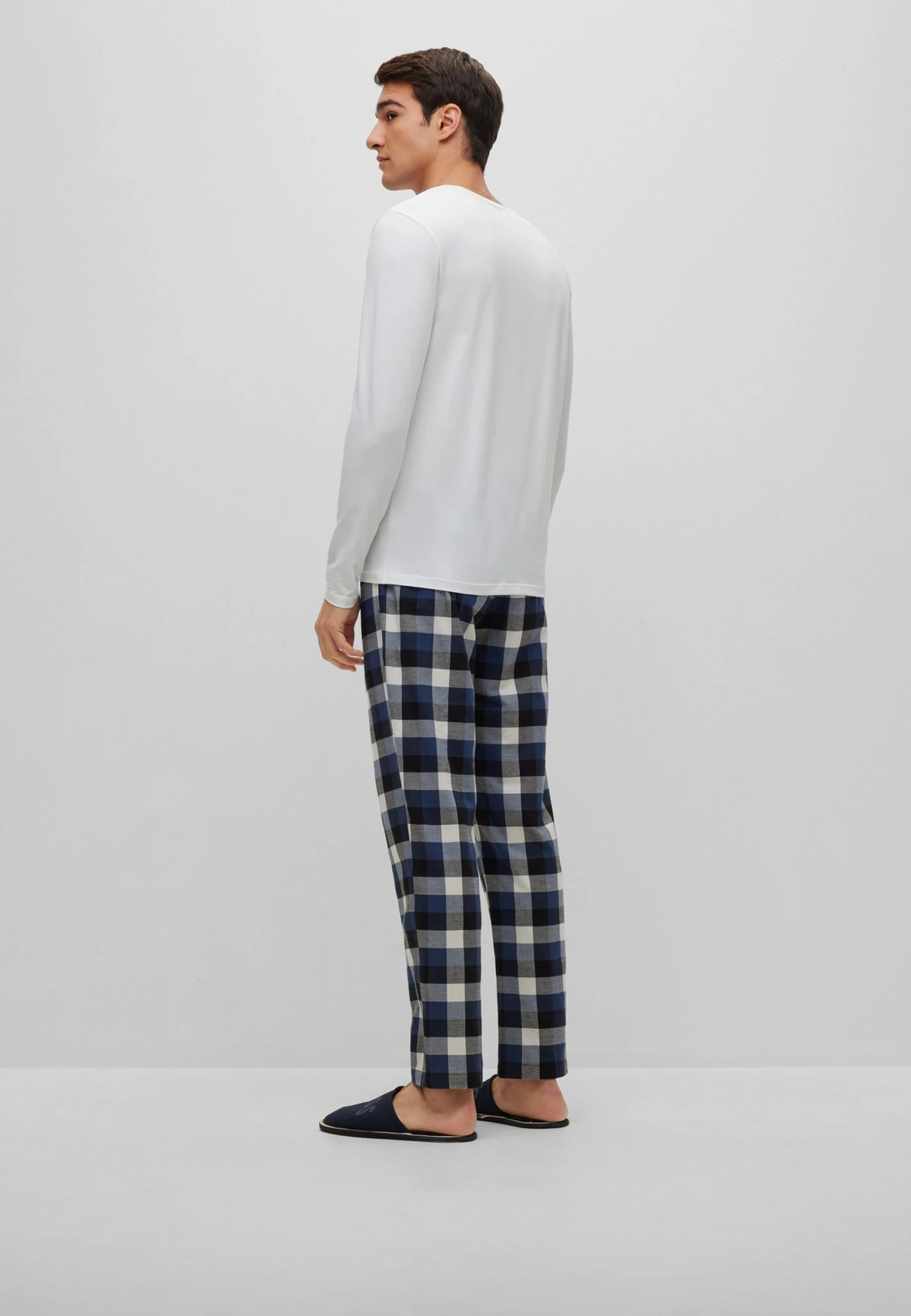 Boss Cosy Long Set - Pijama - Dark Blue 4 Boss Cosy Long Set - Pijama - Dark Blue - Imagen 2