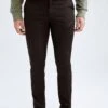 DeFacto Slim Fit- Pantalones Chinos - Brown -Boss Ventas 53091b18c4a648a6bcc58d5a67000663