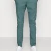 Tom Tailor Washed Slim - Pantalones Chinos - Deep Bluish Green -Boss Ventas 57044a9a85004b20addf83c42a265cad