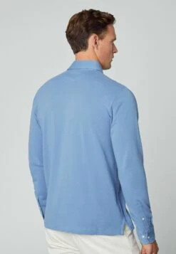 Hackett London Btndown - Polo - Steel Blue -Boss Ventas 589deac096fe4853a0de8e6b9e7188af