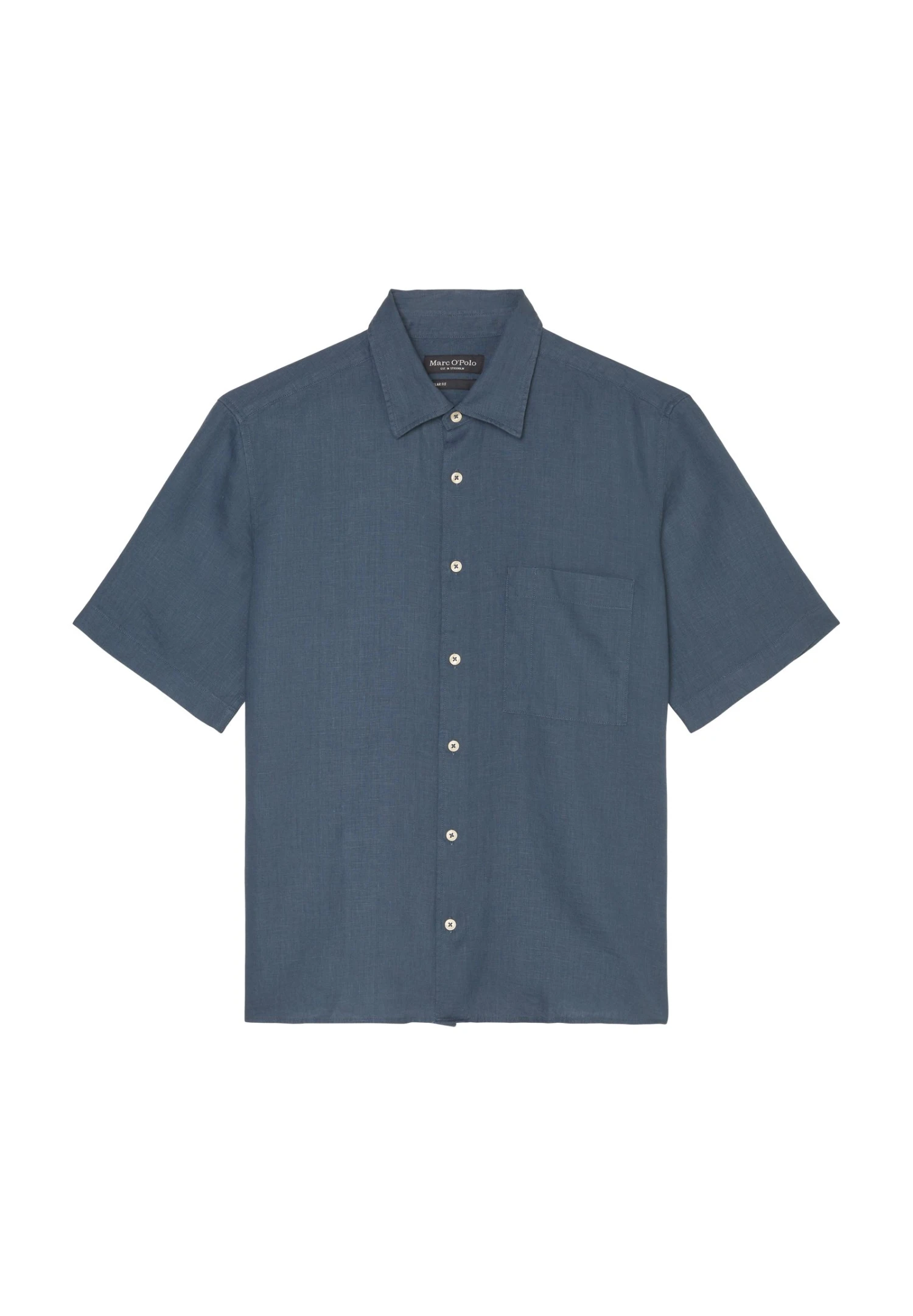 Marc O'Polo Kurzarm Regular- Camisa - Moon Stone 3 Marc O'Polo Kurzarm Regular- Camisa - Moon Stone