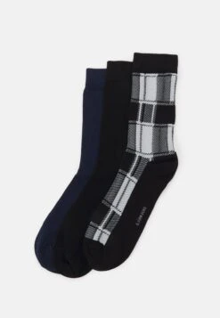 BJØRN BORG Core Ankle Sock 3 Pack - Calcetines - Black/Grey/Dark Blue