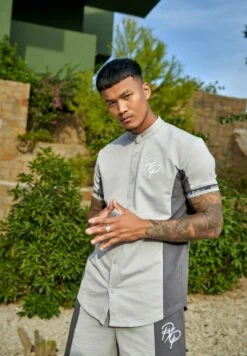 Col Mao - Camisa - Gris Clair -Boss Ventas 5f72dcf1d1224d7ba36a00024ef713e6