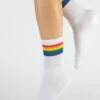 Pack 2 Pairs - Rainbow Pattern - Calcetines - White -Boss Ventas 61303349afdf4f3a858a33e6998e8e73