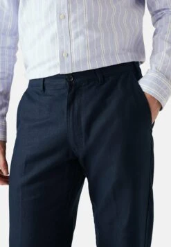 Marks & Spencer Linen Regular Fit - Pantalones - Navy 10 Marks & Spencer Linen Regular Fit - Pantalones - Navy -Boss Ventas 620bbe697c864531981077b445aa1ff8