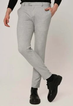 Smart- Pantalones Chinos - Light Grey