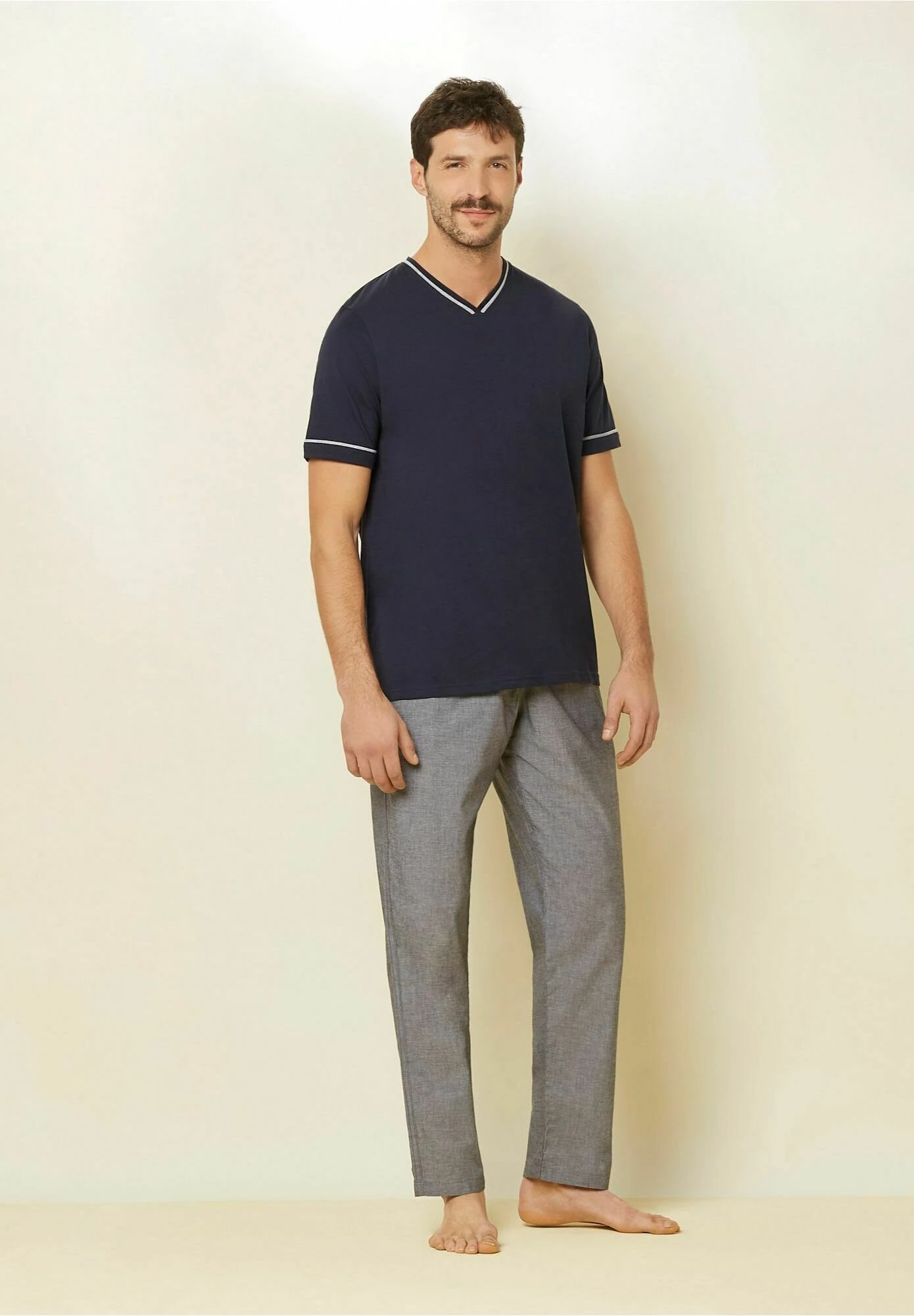 Yamamay Daily - Pantalón De Pijama - Grigio 4 Yamamay Daily - Pantalón De Pijama - Grigio - Imagen 2