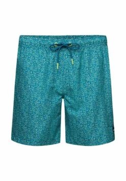 ESPRIT Mit Allover-Muster - Bañador - Teal Blue
