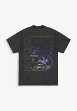 Insomnia - Camiseta Estampada - Washed Black -Boss Ventas 6e9758d5d4fe4521995b1d87fcd70928