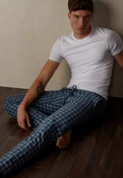 Intimissimi Mit Karomuster - Pantalón De Pijama - Blau Check Mouline 8 Intimissimi Mit Karomuster - Pantalón De Pijama - Blau Check Mouline -Boss Ventas 6f485f9b1b1b49e99f19d5321d8ae0cd