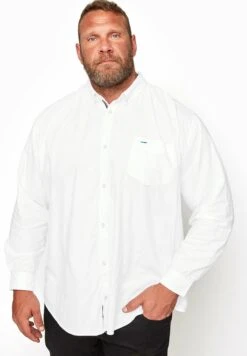Essential Long Sleeve Oxford - Camisa - White