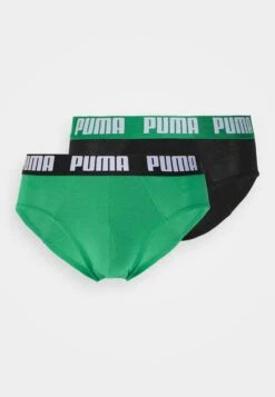 Puma Basic Brief 2 Pack - Braguitas - Black/Green -Boss Ventas 76bbc6b1d31d4e6bbf90f51962bfe4ca