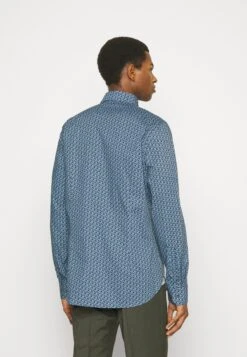 Michael Kors Diagonal Print Slim Shirt - Camisa - Navy -Boss Ventas 7ad7e778dff34de78ff414337cc289c1