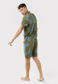 Peacock Button Up - Pijama - Khaki -Boss Ventas 7c95f8a42ef64de4ab9fe370d4cf7e13