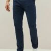 Next Check- Pantalones Chinos - Navy Blue Tonal Check