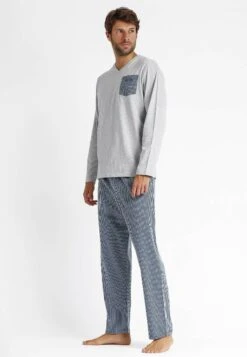 Set Manga Larga Travel Para - Pijama - Gris Jaspe 7 Set Manga Larga Travel Para - Pijama - Gris Jaspe -Boss Ventas 805a8e1295424946b1ba41ea01795026