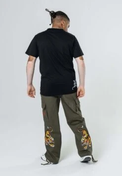 Ed Hardy Double Tiger - Pantalones Cargo - Dusty Olive