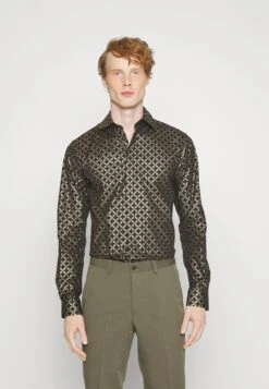 Erdrich - Camisa - Black/Gold-Coloured