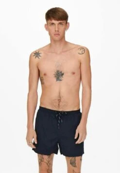Only & Sons Onsted Life - Bañador - Dark Navy