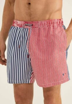 FACONNABLE Block Stripe - Bañador - Navy