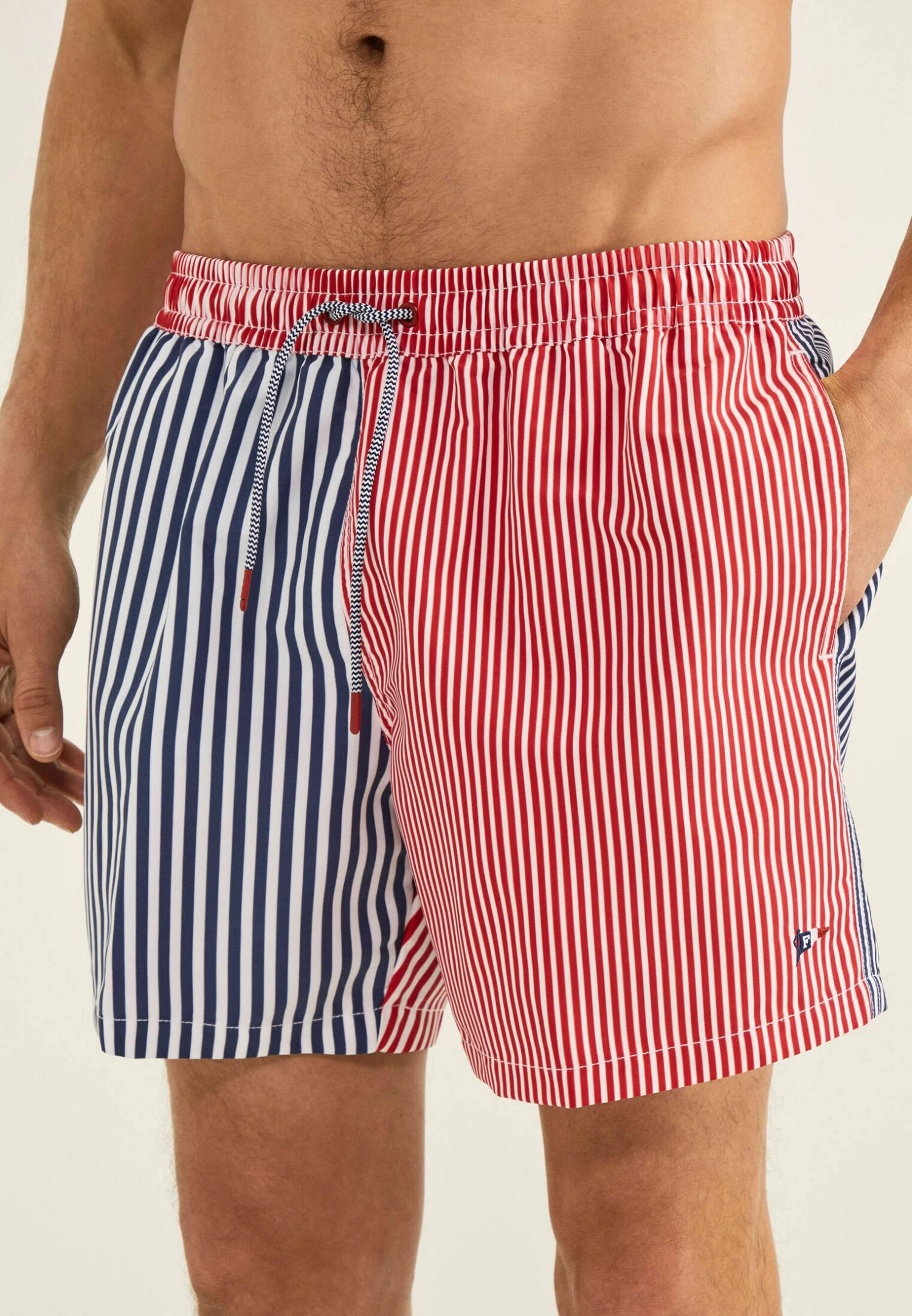 FACONNABLE Block Stripe - Bañador - Navy 3 FACONNABLE Block Stripe - Bañador - Navy