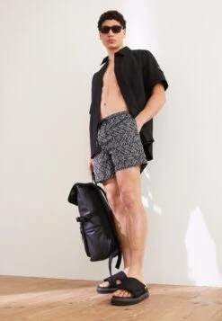 Medium Drawstring - Bañador - Black