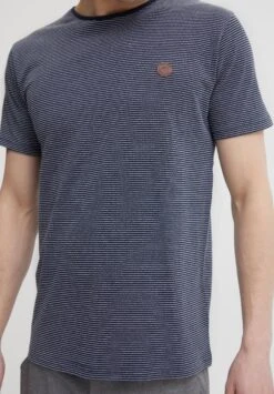 Indicode Jeans Idlupko - Camiseta Estampada - Dark Navy -Boss Ventas 8d35076caf8341eeace6d2b510858ef7