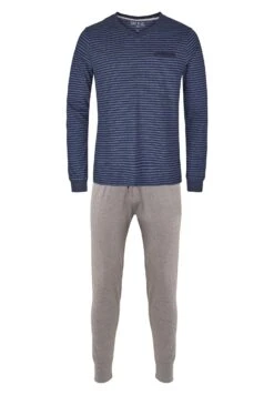1 Pack Long - Pijama - Gestreift Grau -Boss Ventas 8dff1fb2b3ef41bdad16e4cc677c9d29