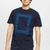 ESPRIT Relaxed Fit - Camiseta Estampada - Navy -Boss Ventas 91659bbb0df74b58ab52ffa53df93157