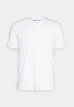 V NeckBasic Sleeve Logo - Camiseta Básica - Bianco -Boss Ventas 93ac7284c8bb4ab49c9460e44a7ba2be