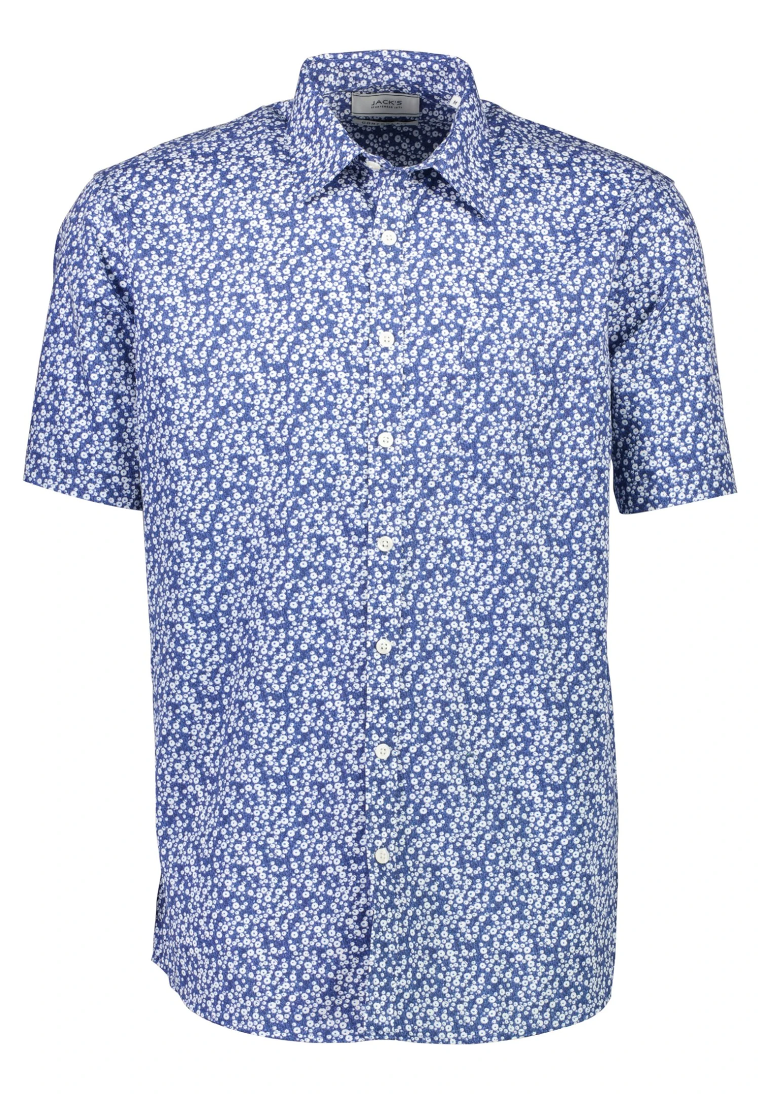 Aop Box S/S - Camisa - Dk Blue 6 Aop Box S/S - Camisa - Dk Blue - Imagen 4