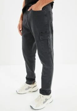 Trendyol Pantalones Cargo - Grey