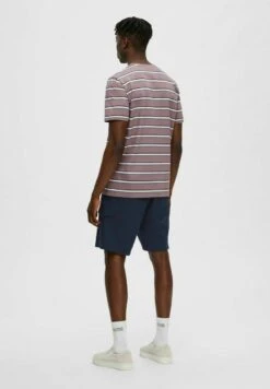 Selected Homme Gestreiftes - Camiseta Estampada - Wistful Mauve -Boss Ventas 98f5607603cc4ec09e6b9163588b2026