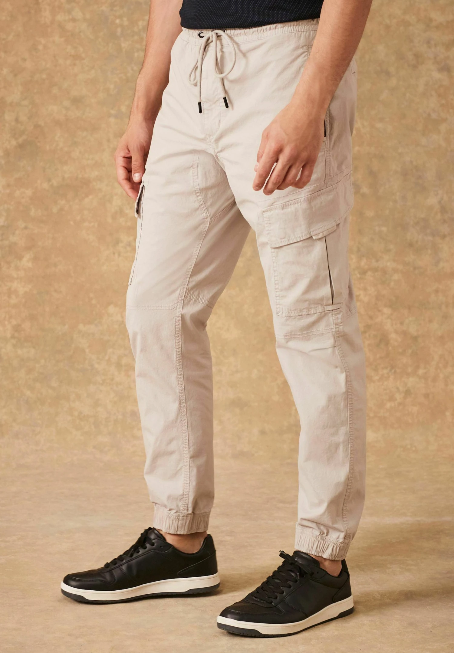 Next Stretch UtilityRegular- Pantalones Cargo - Ecru White 4 Next Stretch UtilityRegular- Pantalones Cargo - Ecru White - Imagen 2