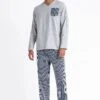Set Manga Larga Travel Para - Pijama - Gris Jaspe -Boss Ventas 998a1be85813476aa390f3385b7fbb4a