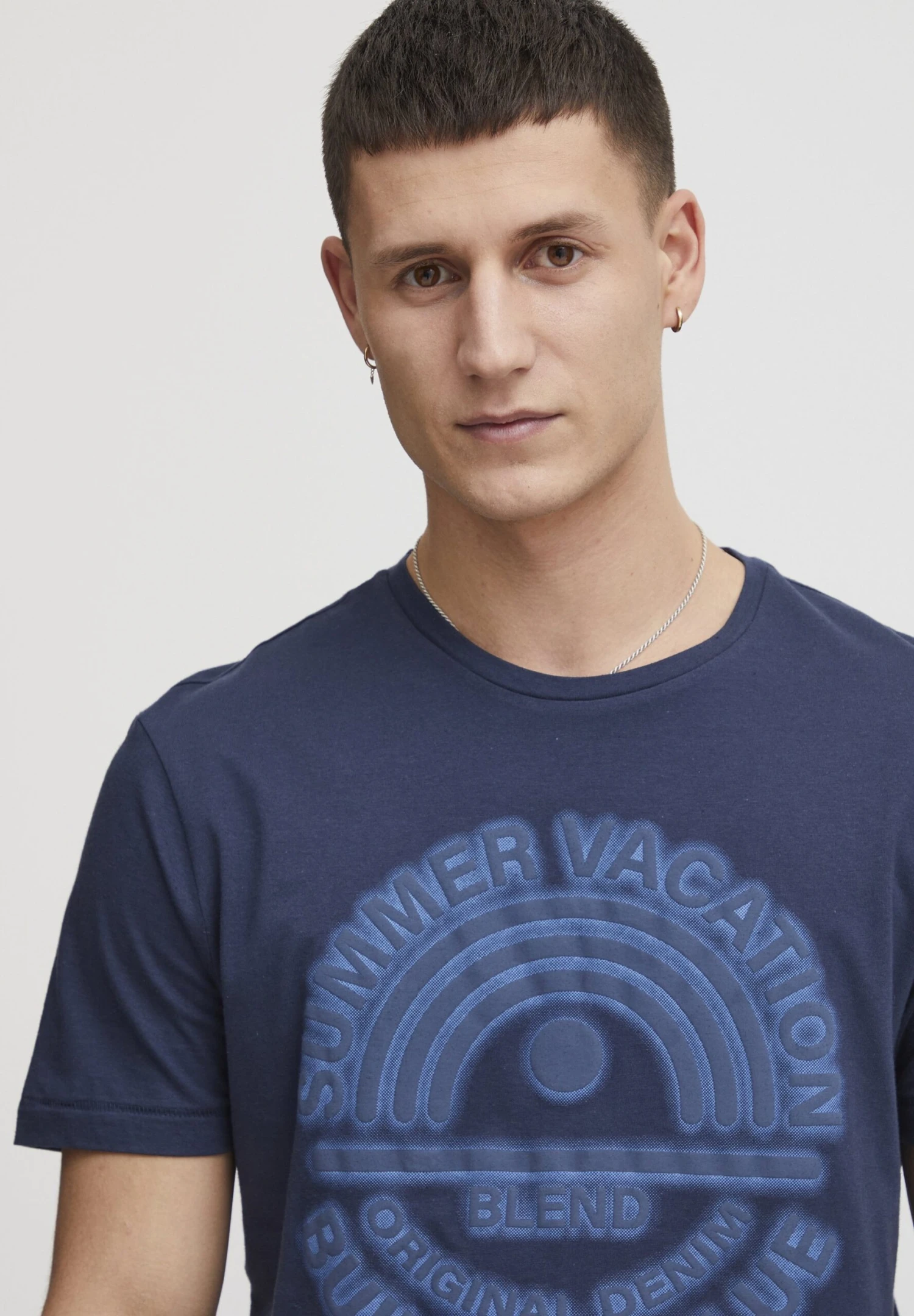 Blend Camiseta Estampada - Dress Blues 6 Blend Camiseta Estampada - Dress Blues - Imagen 4