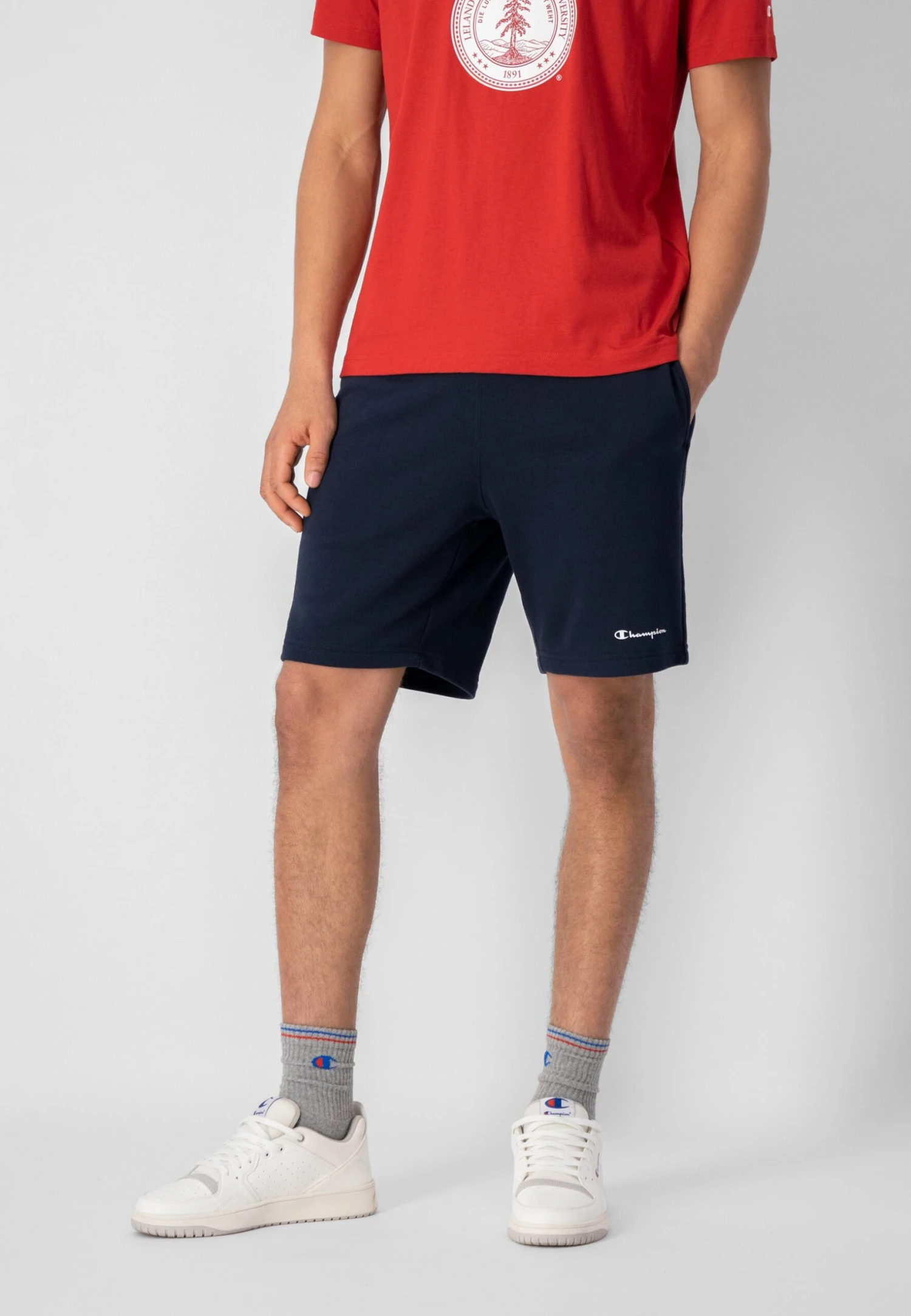 Champion Bermuda Authentic Pants - Pantalones Deportivos - Dark Blue 3 Champion Bermuda Authentic Pants - Pantalones Deportivos - Dark Blue