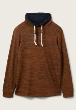 Tom Tailor Langarm - Camiseta De Manga Larga - Equestrian Brown Navy Slub -Boss Ventas 9d06cca0e8904c55ab30d3982a991f67