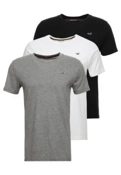 Hollister Co. Crew Chain 3 Pack - Camiseta Básica - Black/White/Grey 14 Hollister Co. Crew Chain 3 Pack - Camiseta Básica - Black/White/Grey -Boss Ventas 9d4942d782da4d5fafc5771c501fd20c