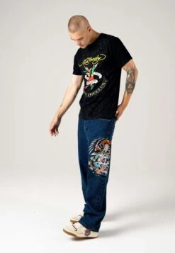 Ed Hardy True-Till-La - Camiseta Estampada - Black -Boss Ventas 9e8f87248d8d4f5ab2df228ab312ad20