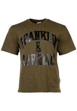 Franklin & Marshall Rundhal - Camiseta Estampada - Grün