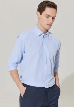 Dobby Weave- Camisa - White Blue