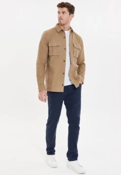 Threadbare Thb Lslv Drupe - Camisa - Stone